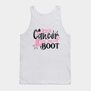 Give Cancer the BOOT Tank Top